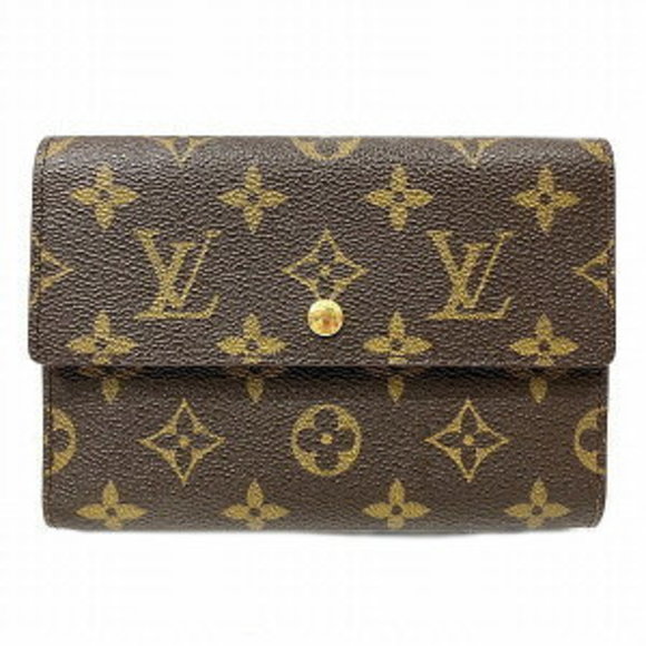 Louis Vuitton Porte Tri Wallet Monogram Tresor - Picture 1 of 8